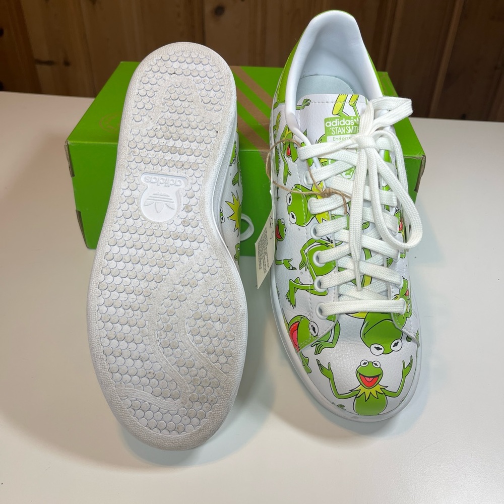 Adidas Stan Smith Kermit the Frog shoes! - Picture 3 of 6